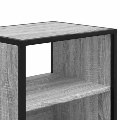 Szafka Nocna Wisząca Szara Komoda Stolik Nocny Do Sypialni 40x31x39.5 cm