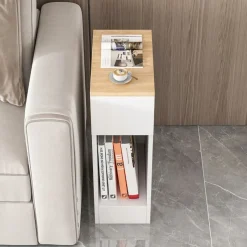 Szafka nocna wąska z szufladą stolik z półką nowoczesny loft sypialni 60 cm