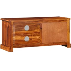 Szafka pod telewizor, lite drewno sheesham, 90 x 30 x 40 cm
