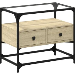 Szafka Pod Telewizor Półka Stolik RTV Brązowy 60x35x51 cm