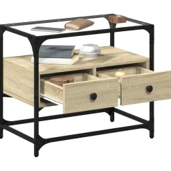 Szafka Pod Telewizor Półka Stolik RTV Brązowy 60x35x51 cm