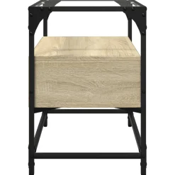 Szafka Pod Telewizor Półka Stolik RTV Brązowy 60x35x51 cm