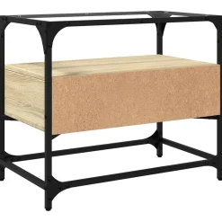 Szafka Pod Telewizor Półka Stolik RTV Brązowy 60x35x51 cm