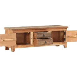 Szafka pod Telewizor Rtv Brąz Mat Szuflady Nowoczesny 120x30x40cm