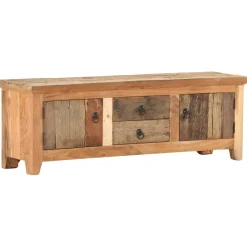 Szafka pod Telewizor Rtv Brąz Mat Szuflady Nowoczesny 120x30x40cm