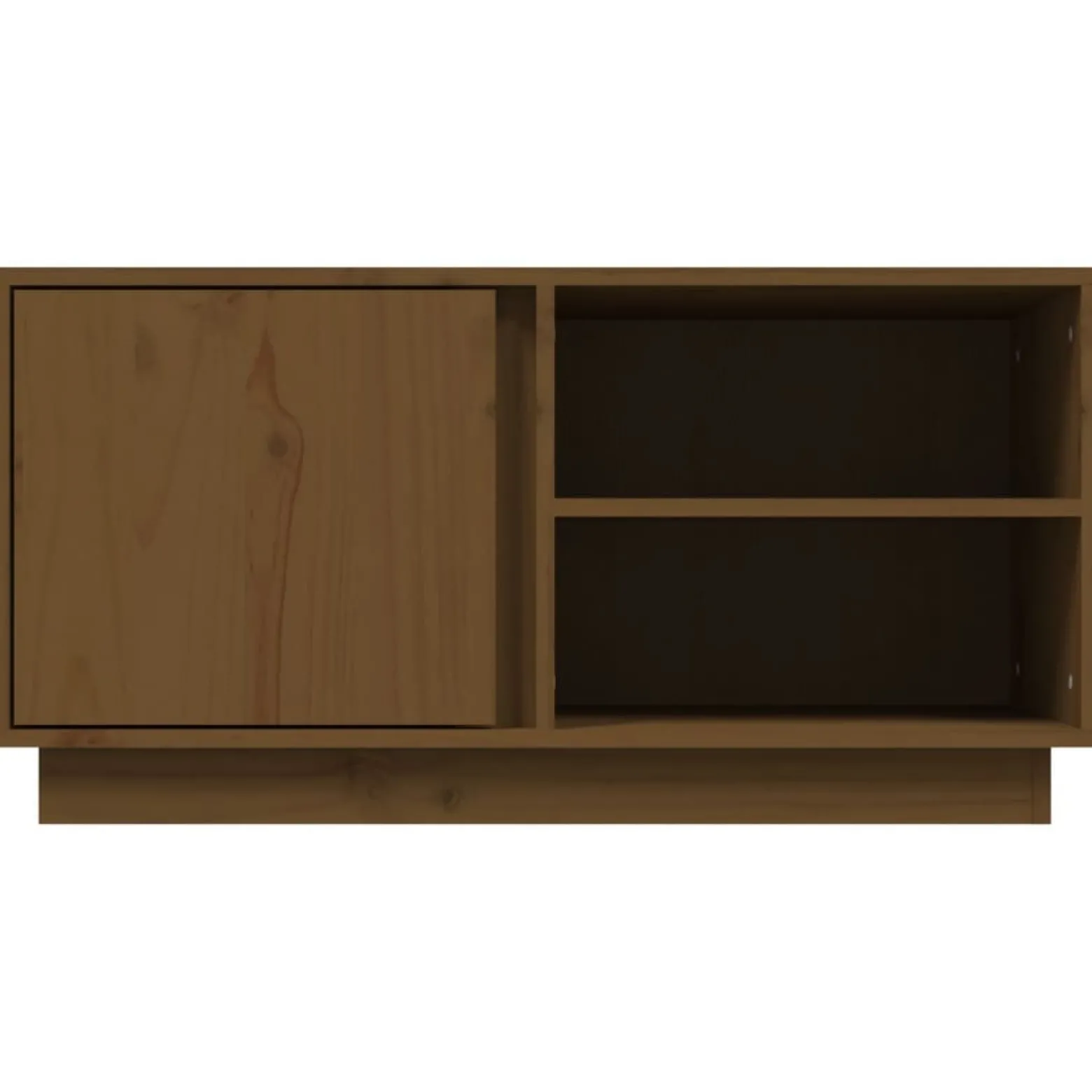 Szafka pod Telewizor Rtv Brąz Mat Drzwiczki Nowoczesny 80x35x40,5cm