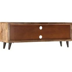 Szafka pod Telewizor Rtv Brąz Mat Szuflady Drzwiczki Nowoczesny 118x30x40cm