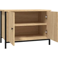 Szafka Pod Telewizor Stolik Półka Szafka RTV Brązowa 60x35x45 cm