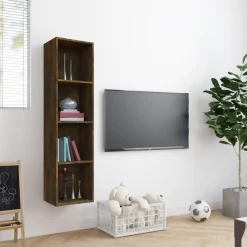 Szafka Pod Telewizor Szafka RTV Półka Stolik Telewizyjny 143x30x36 cm