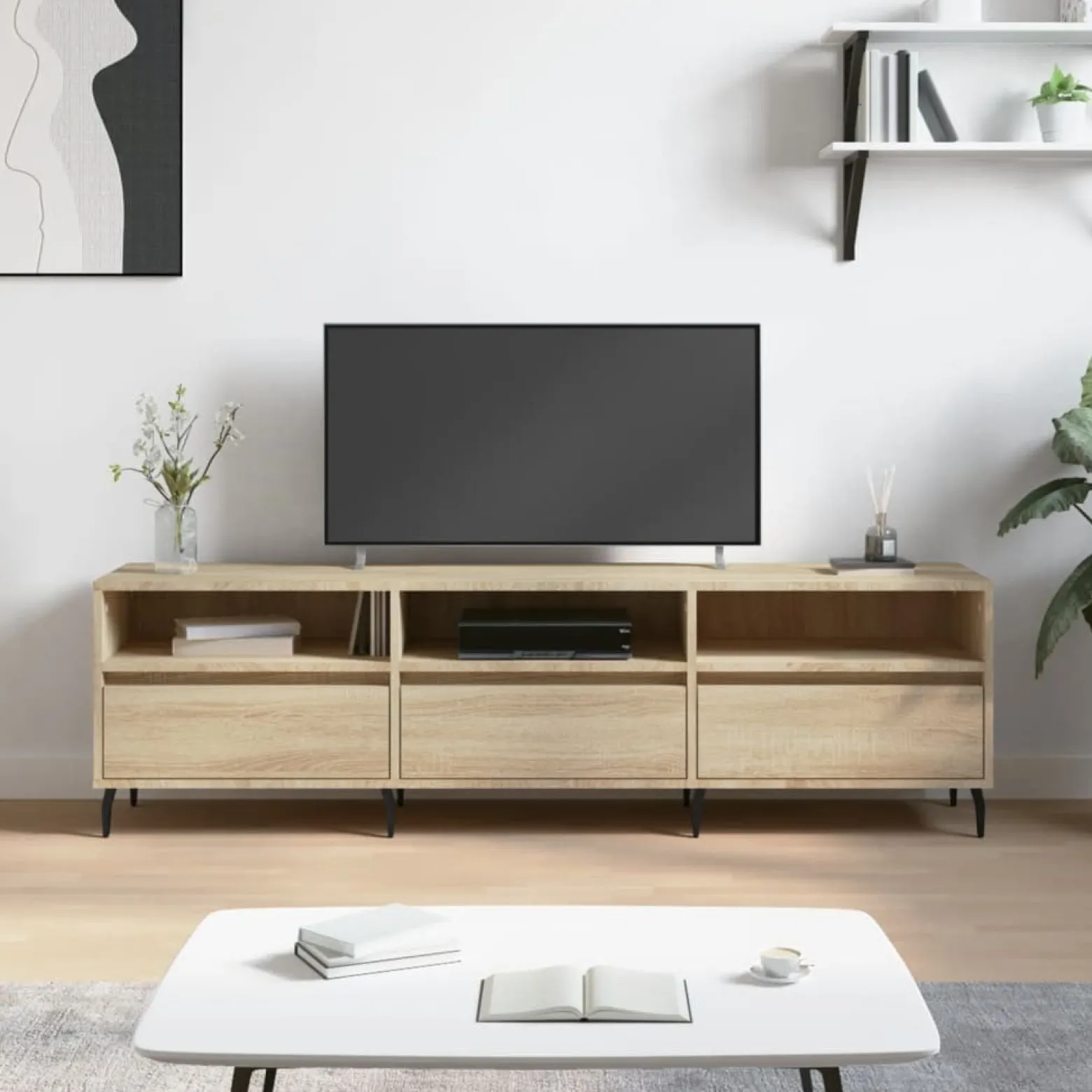 Szafka pod TV dąb sonoma 150x30x44.5 cm