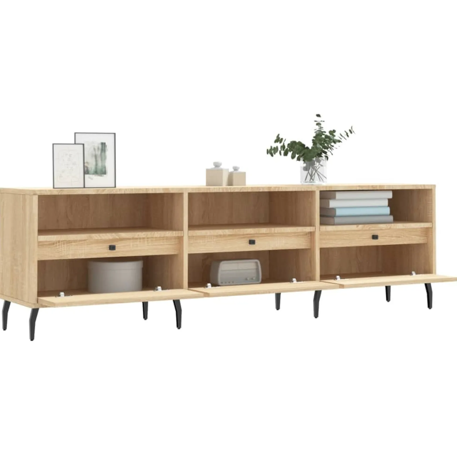 Szafka pod TV dąb sonoma 150x30x44.5 cm