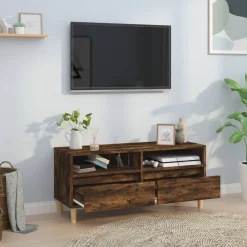Szafka pod TV przydymiony dąb 100x34.5x44.5 cm