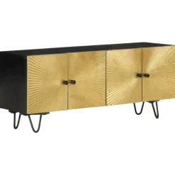 Szafka Pod TV Szafka Pod Telewizor RTV Drewniana Półka 110x30x45 cm