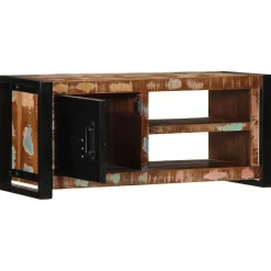 Szafka Pod TV Szafka Pod Telewizor RTV Drewniana Półka 80x30x35 cm