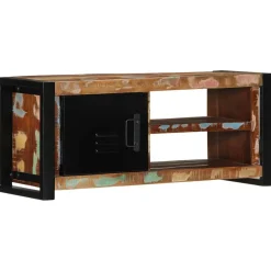 Szafka Pod TV Szafka Pod Telewizor RTV Drewniana Półka 80x30x35 cm