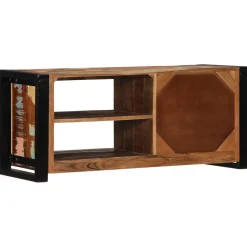 Szafka Pod TV Szafka Pod Telewizor RTV Drewniana Półka 80x30x35 cm