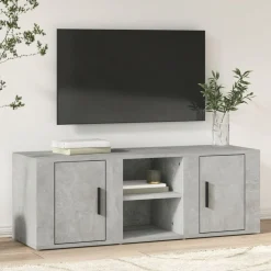 Szafka pod TV szarość betonu 100x31.5x35 cm
