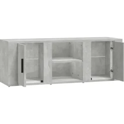 Szafka pod TV szarość betonu 100x31.5x35 cm