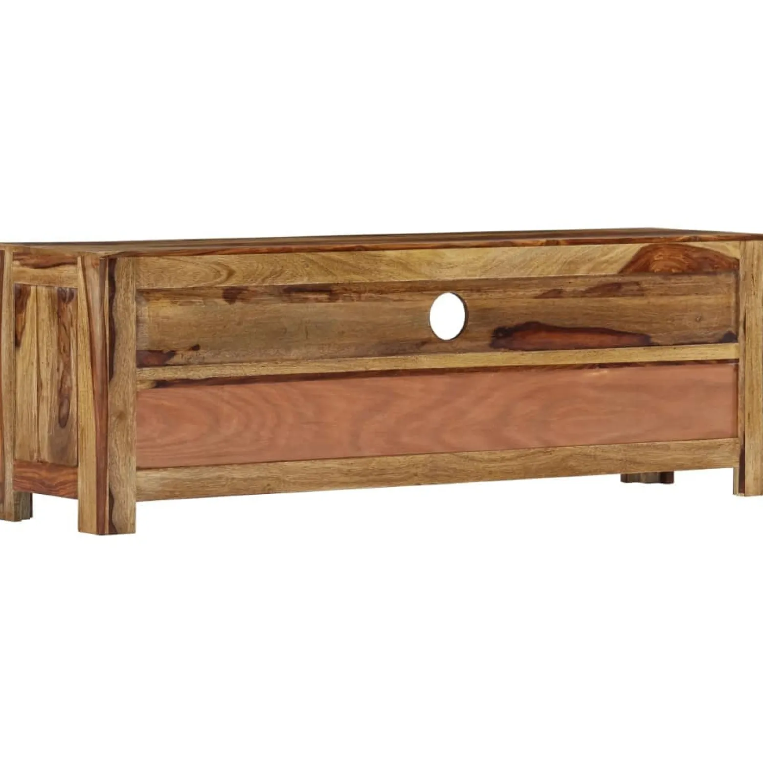 Szafka pod TV, 120x30x40 cm, lite drewno akacjowe