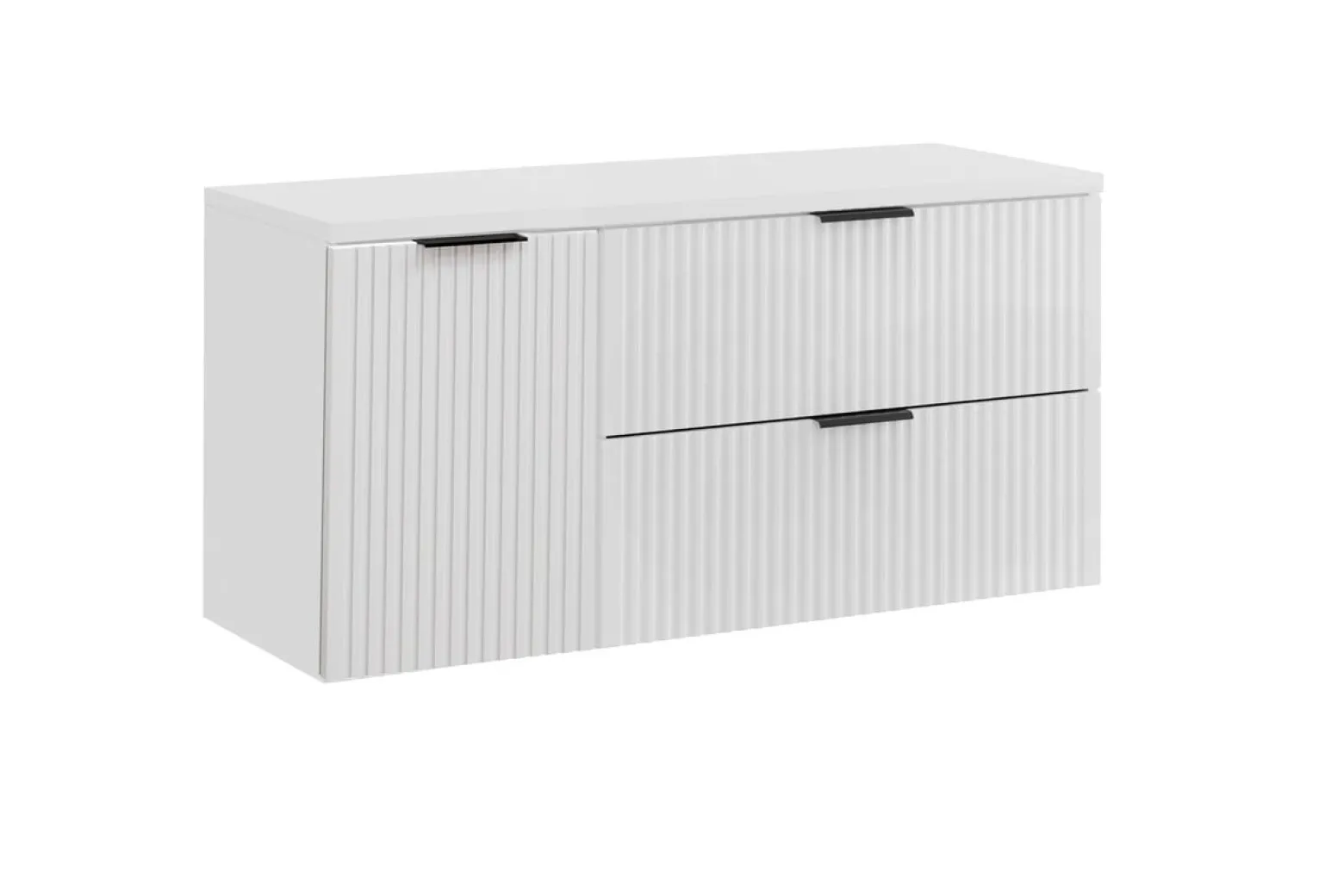 Szafka pod Umywalkę Adel White 120cm z Blatem