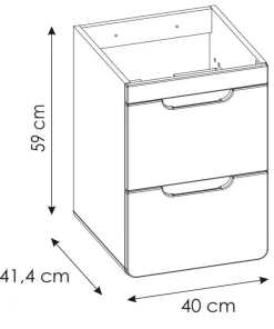 Szafka pod umywalkę 40 cm ARUBA COSMOS