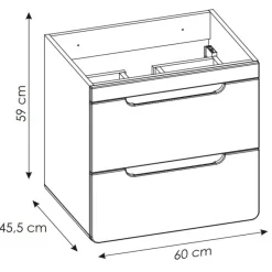Szafka pod umywalkę 60 cm ARUBA CRAFT