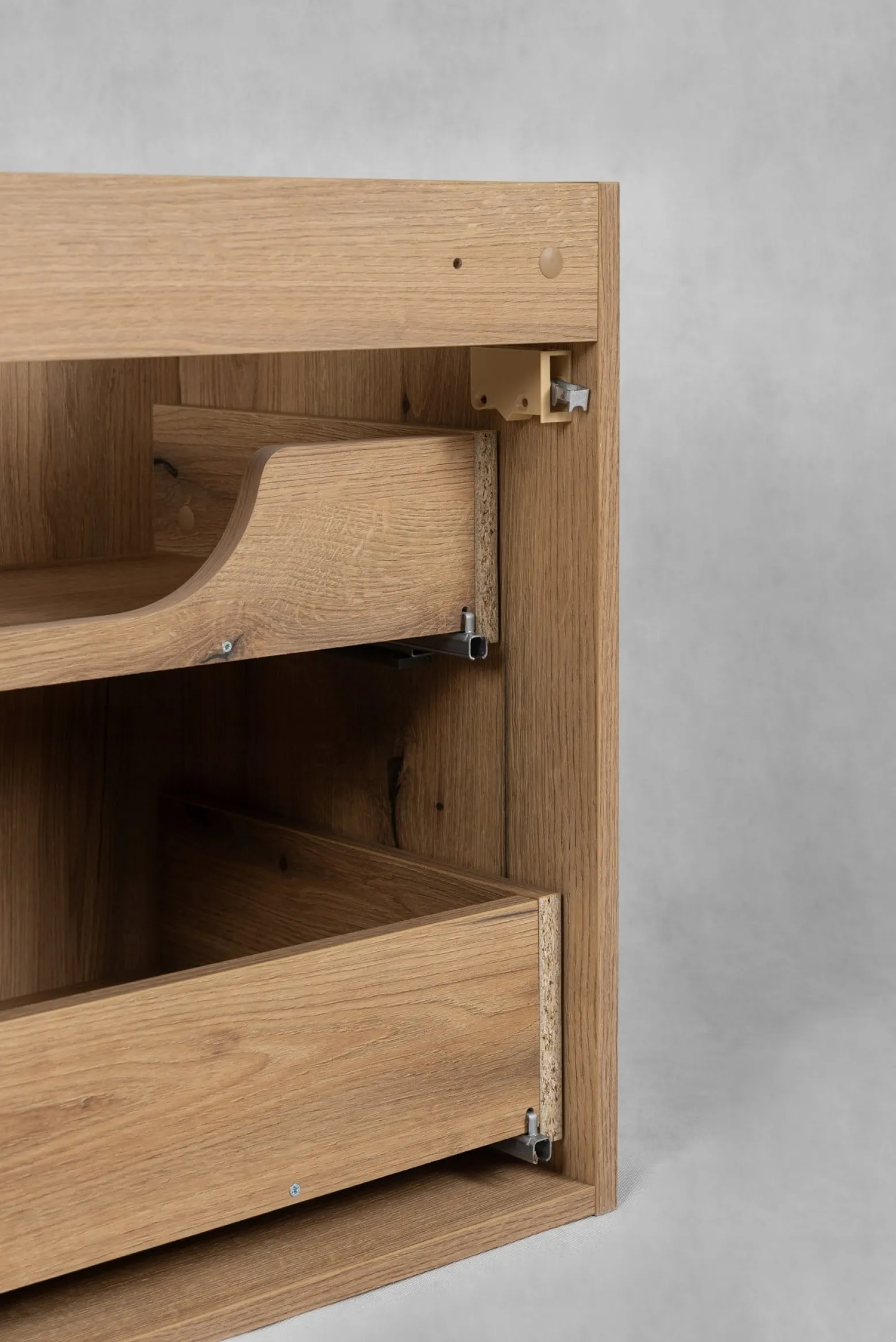 Szafka Pod Umywalkę 80 cm CZARNY BLAT WISZĄCA 2S NOVA OAK
