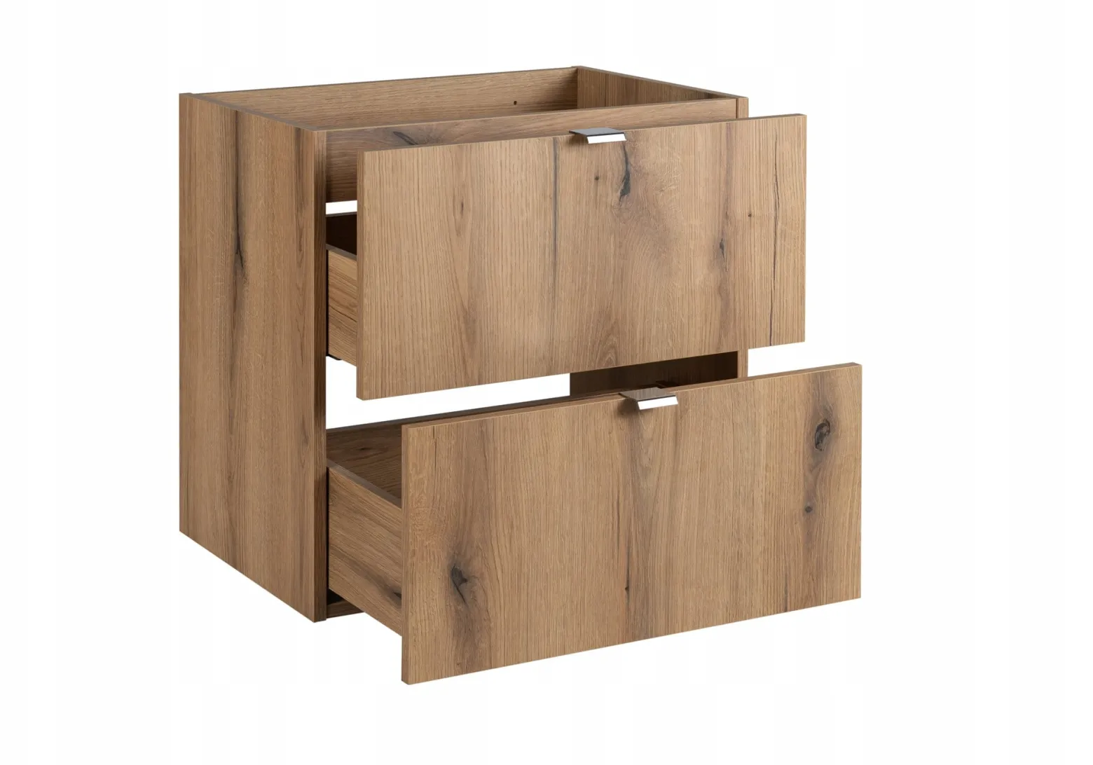 Szafka Pod Umywalkę 80 cm CZARNY BLAT WISZĄCA 2S NOVA OAK