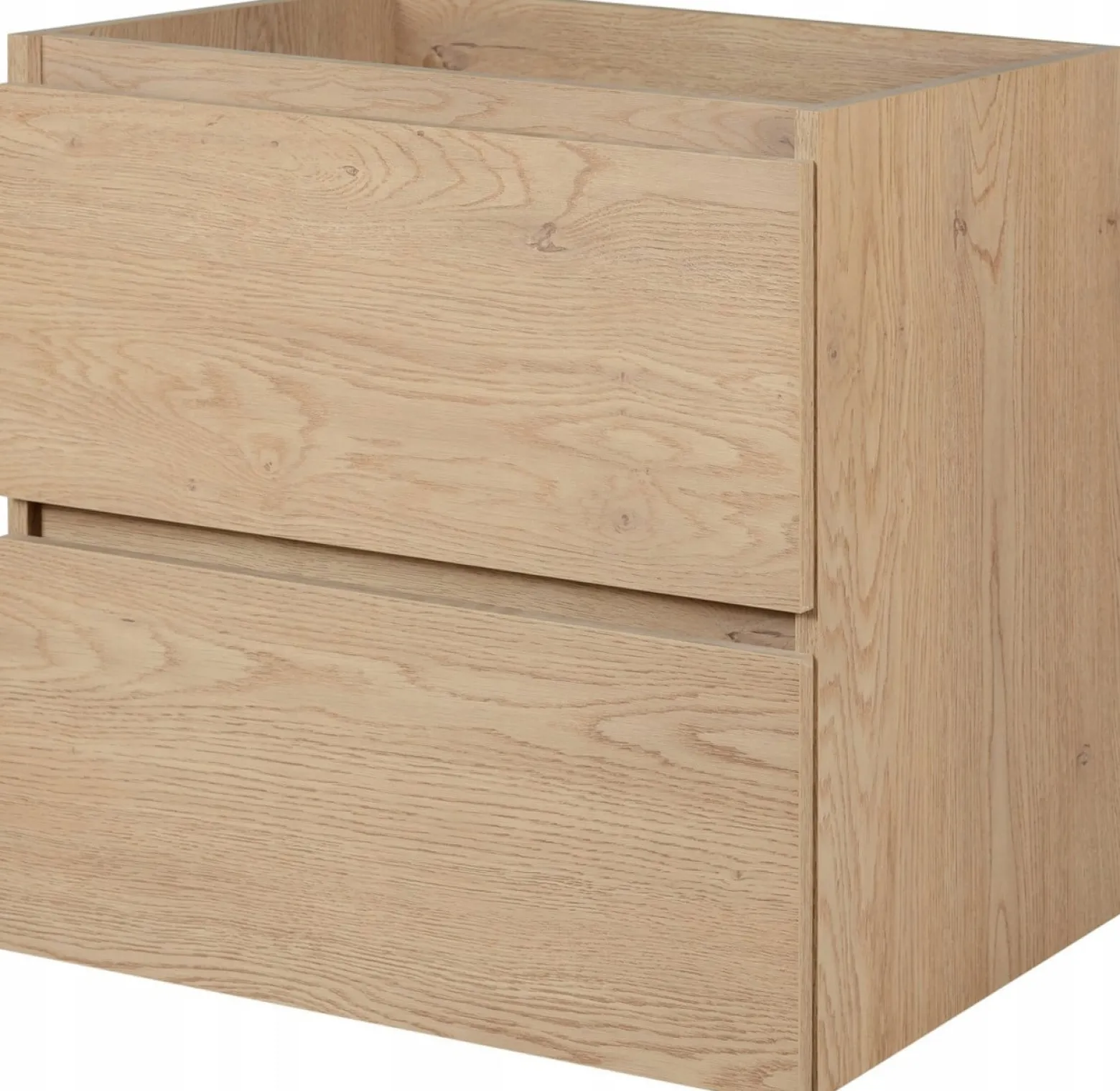Szafka Pod Umywalkę 60 cm Dąb Jasny Wisząca 2S SIMPLE