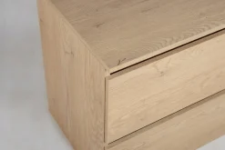 Szafka Pod Umywalkę 60 cm Dąb Jasny Wisząca 2S SIMPLE