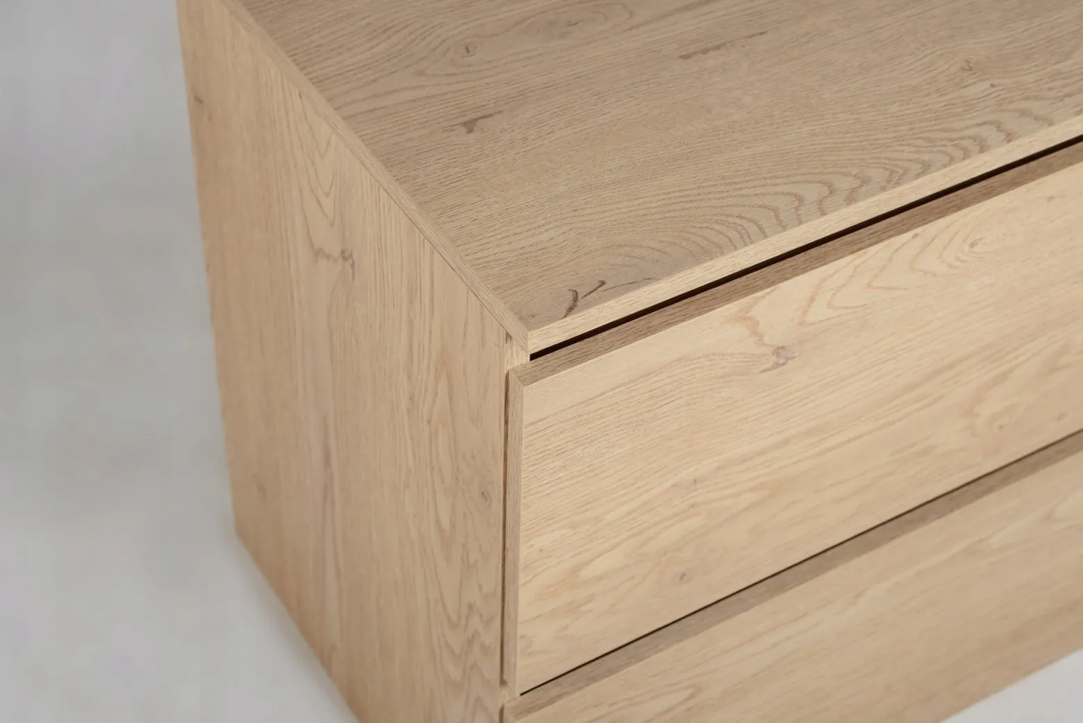 Szafka Pod Umywalkę 60 cm Dąb Jasny Wisząca 2S SIMPLE