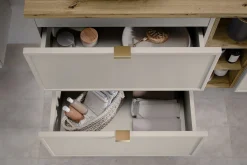 Szafka Pod Umywalkę 60 cm KASZMIR Wisząca 2 Szuflady BELLA
