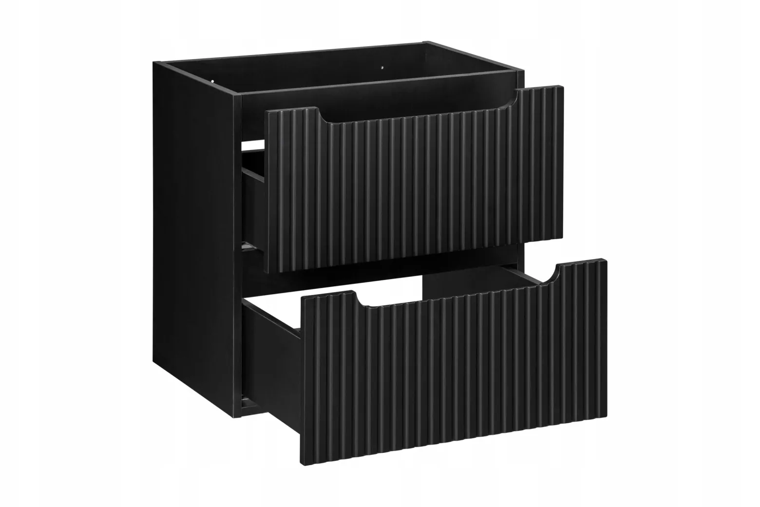 Szafka pod Umywalkę 80 cm z blatem RYFLE NOVA BLACK
