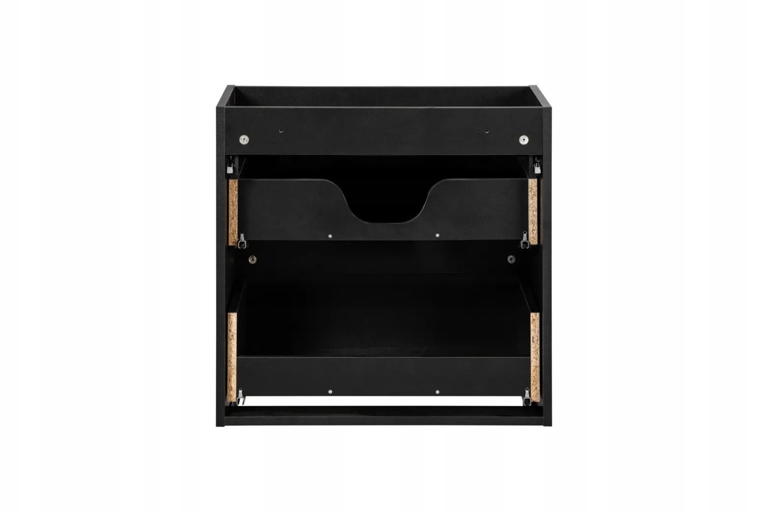 Szafka pod Umywalkę 80 cm z blatem RYFLE NOVA BLACK