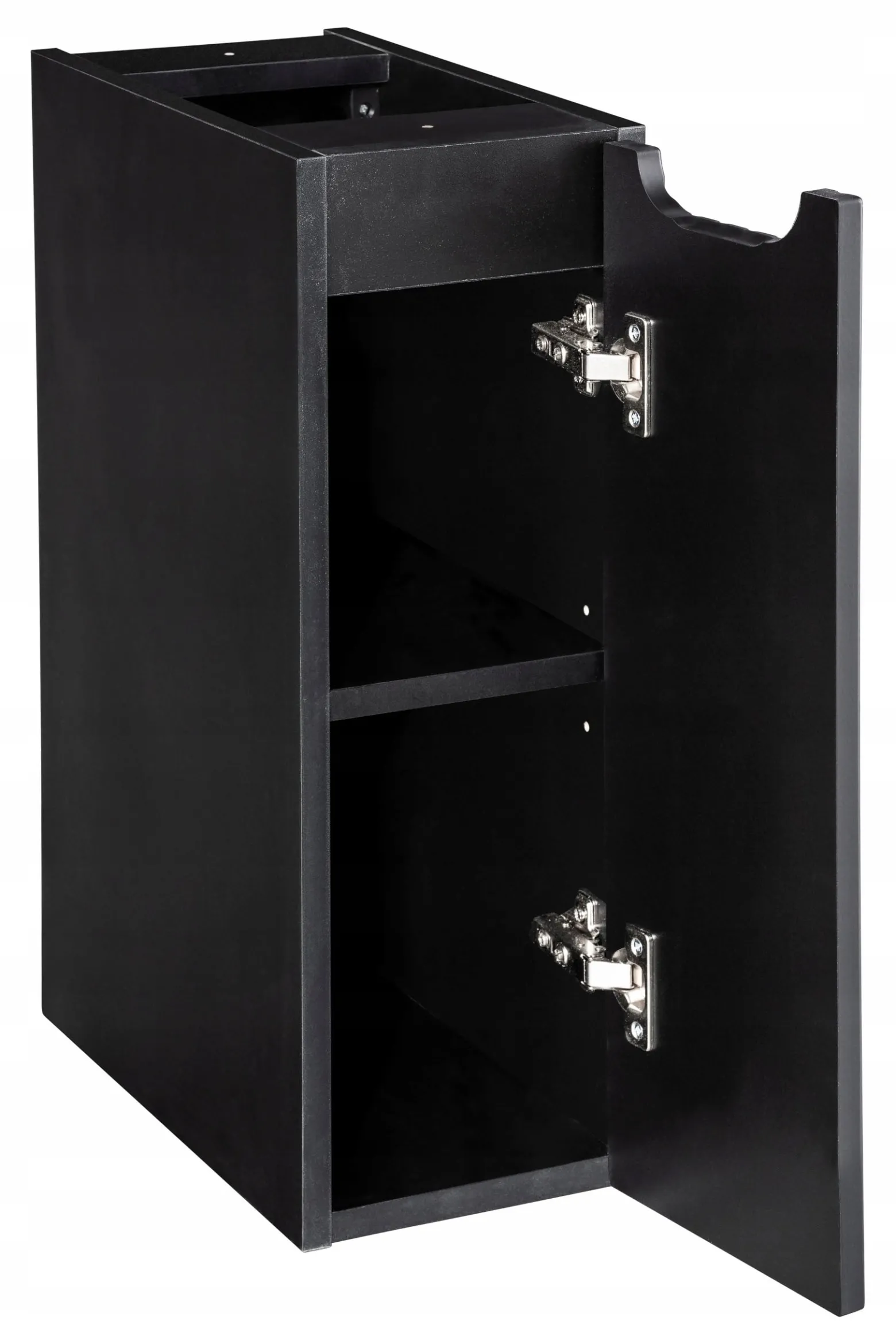 Szafka pod Umywalkę 80 cm z blatem RYFLE NOVA BLACK