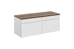 Szafka pod Umywalkę Iconic White 120cm z Blatem