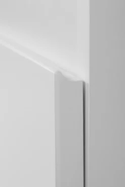 Szafka podumywalkowa wisząca do łazienki, biała, 80 x 57 x 46 cm
