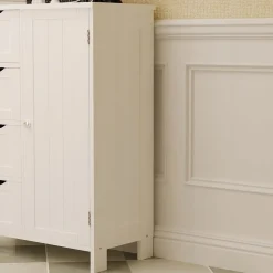 Szafka regał komoda łazienka przedpokój loft 3 szuflady biała wysoka 80 cm