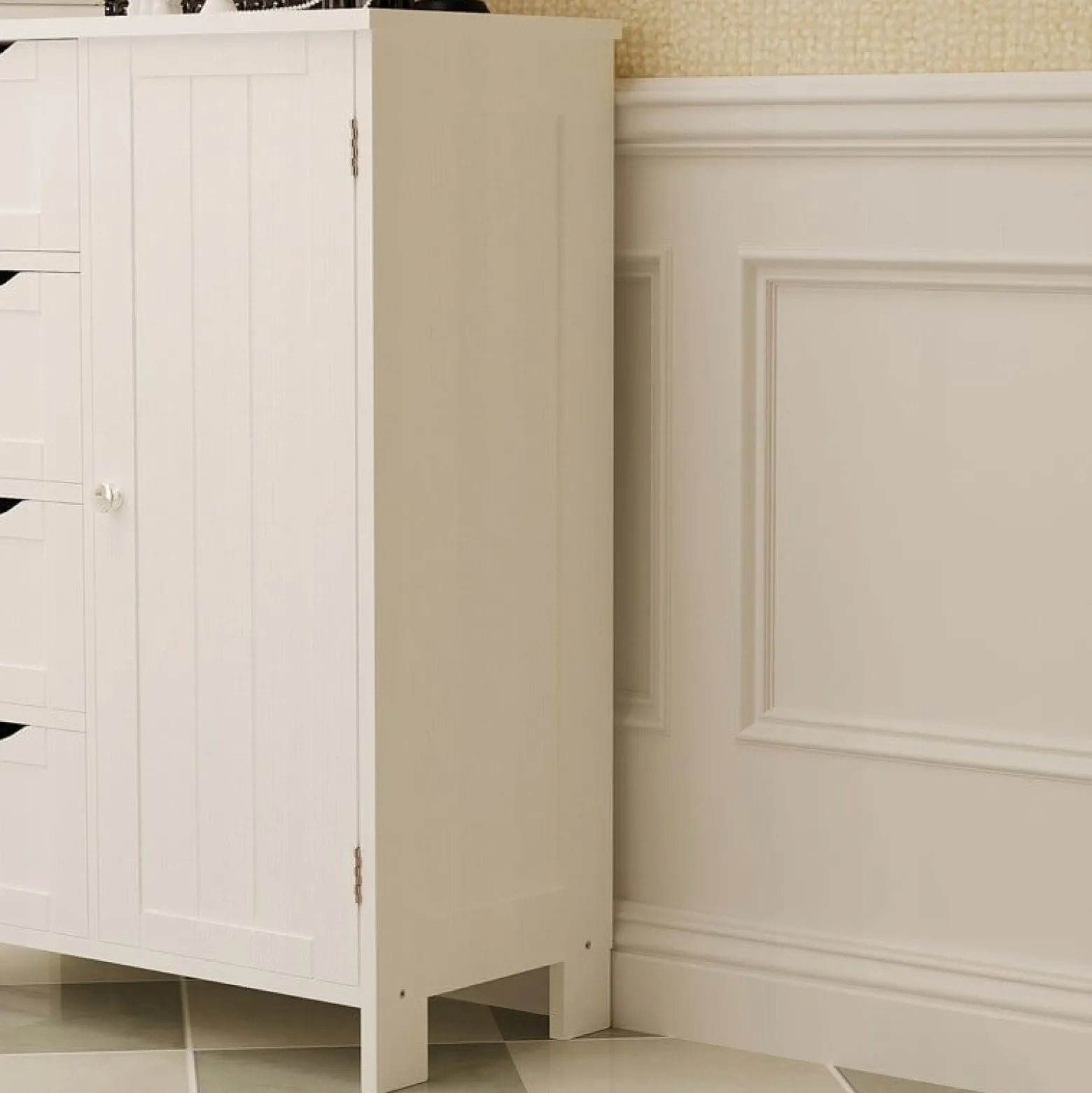 Szafka regał komoda łazienka przedpokój loft 3 szuflady biała wysoka 80 cm