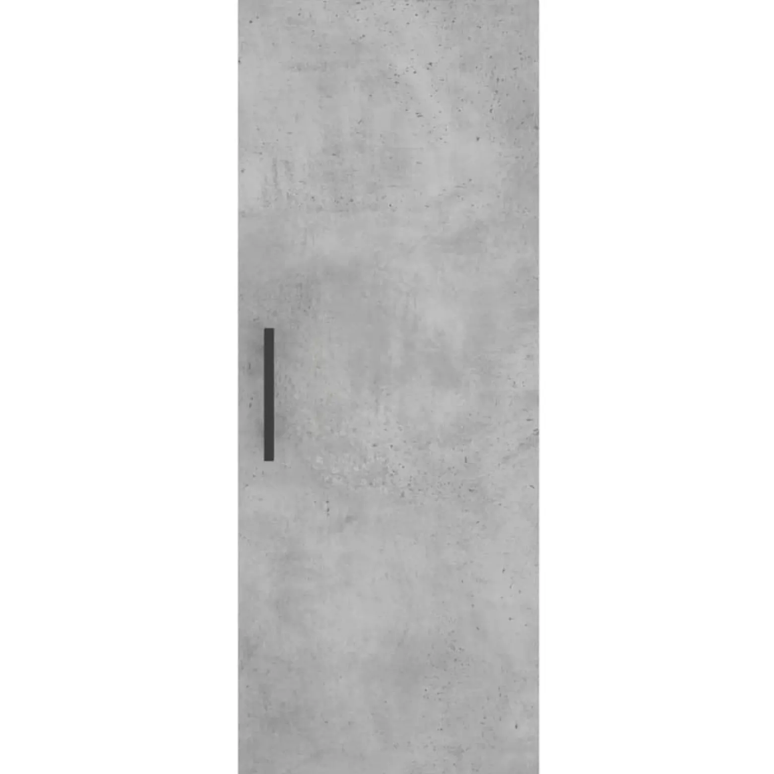 Szafka Regał Komoda Szara Beton z Drzwiami 34.5x34x180 cm do Salonu Pokoju