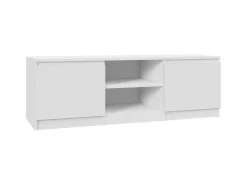 Szafka RTV Biała 120 cm - Nowoczesna komoda