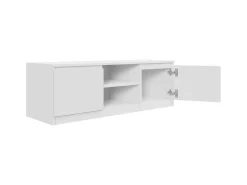 Szafka RTV Biała 120 cm - Nowoczesna komoda