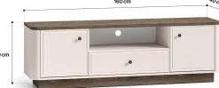 Szafka RTV 160 cm VILANO pod telewizor kaszmir