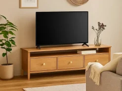 Szafka RTV 143 drewniana Colorado Gold, kolor dębowy