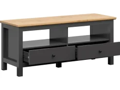 Szafka RTV Hesen 137 cm z 2 szufladami grafit