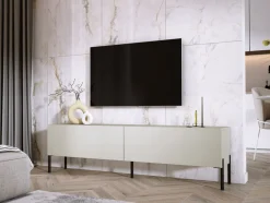 Szafka RTV : Kaszmir, nogi czarne, 170 x 34 x 32 cm