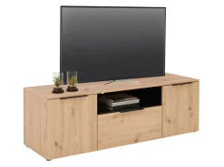 Szafka RTV Kera 160 cm z 2 drzwiami dąb artisan