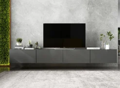 Szafka RTV Loft wisząca grafit komoda RTV Loft 240