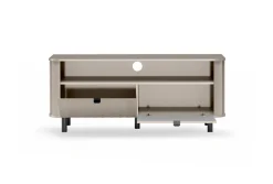 Szafka RTV NUVIA II clay grey 137 cm cichy domyk