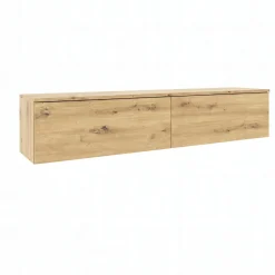Szafka RTV wisząca 120 cm dąb artisan